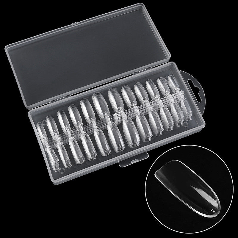 Nail Art Ultra-thin Seamless Box Sheet French Fake Nails
