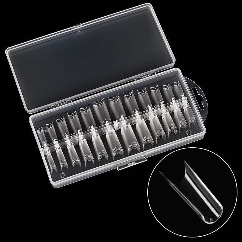 Nail Art Ultra-thin Seamless Box Sheet French Fake Nails