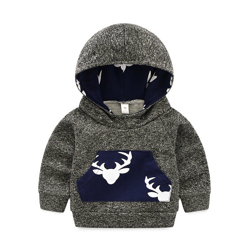 New Style Long-sleeved Hooded Pullover