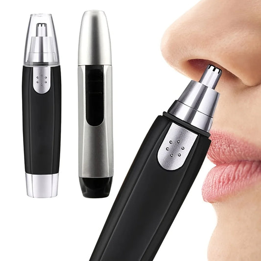 Efficient Electric Nose 1PC Hair Trimmer: Mute & Battery-Operated