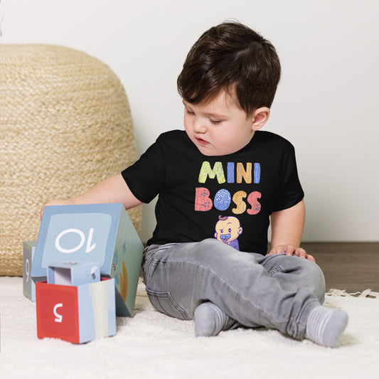 Toddler Staple T-shirt | Bella + Canvas 3001T l Mini Boss