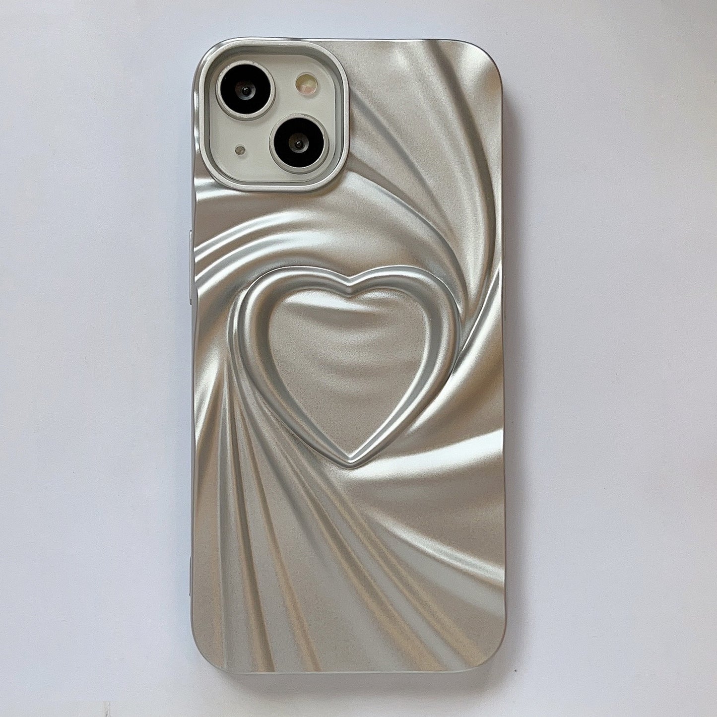 Creative Pleated Love Phone Case