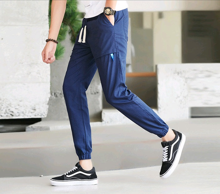 Sports pants, men's overalls, men's casual pants, Harlan nine pants, men's pants