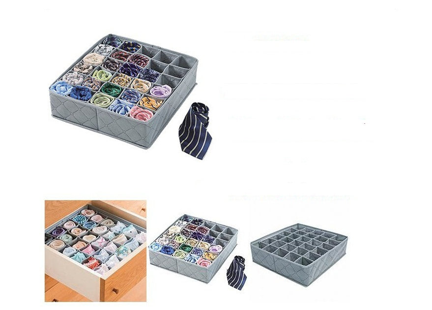 30 Grids Underwear Socks Storage Drawer