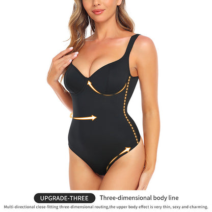 Women's comfortable Jumpsuit bra free Shapewear, Sports shapewear