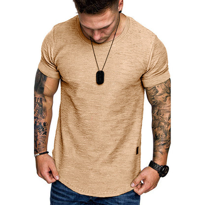 Men's Loose Round Neck Short Sleeve T-Shirt