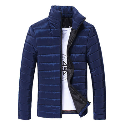 Lightweight Slim-Fit Stand-Collar Down Jacket