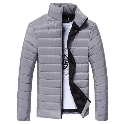 Lightweight Slim-Fit Stand-Collar Down Jacket