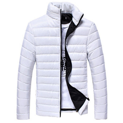 Lightweight Slim-Fit Stand-Collar Down Jacket