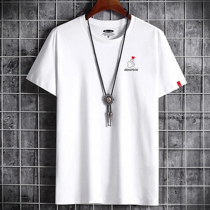 Short Sleeved T Shirt Men's Summer New Loose Short Sleeved