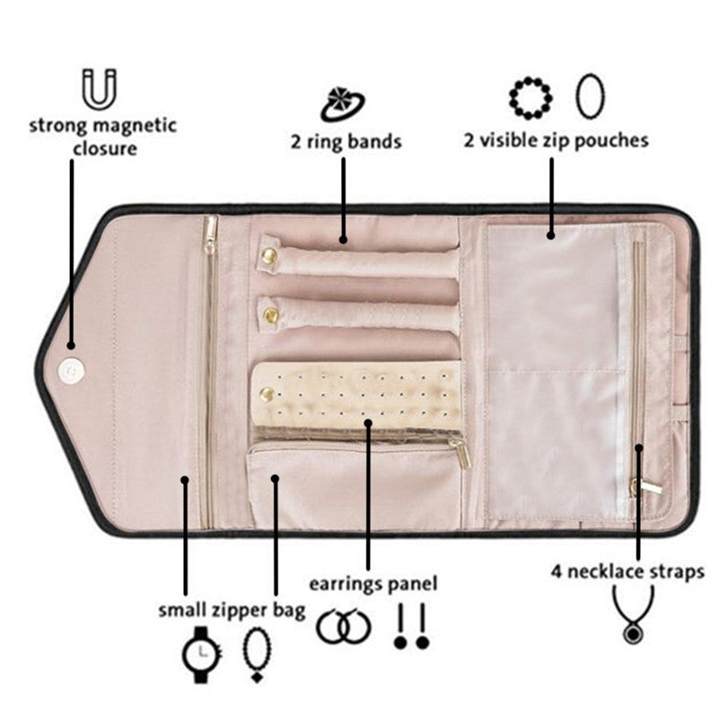 Cosmetic Bag Creative Travel Portable Jewelry Bag Display Bag Storage Bags