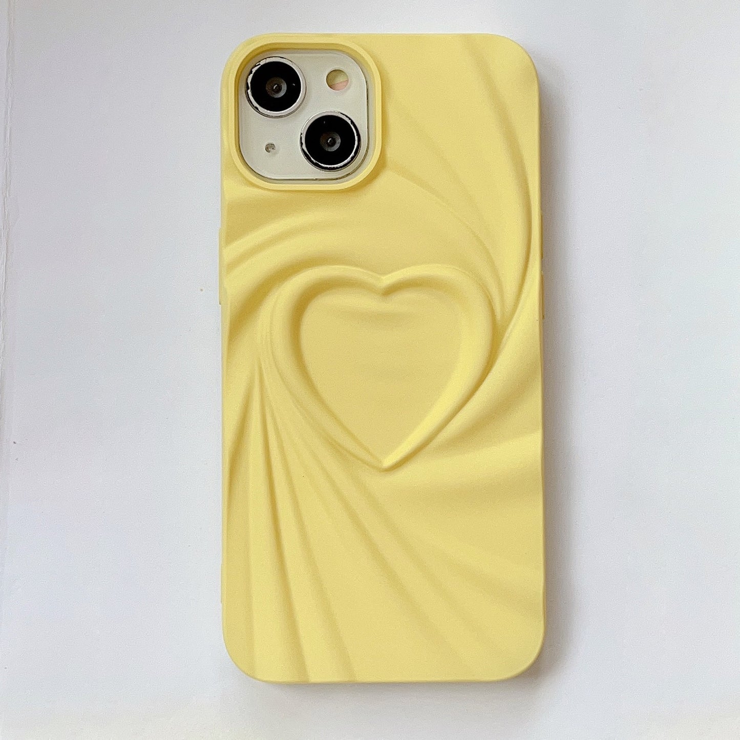 Creative Pleated Love Phone Case