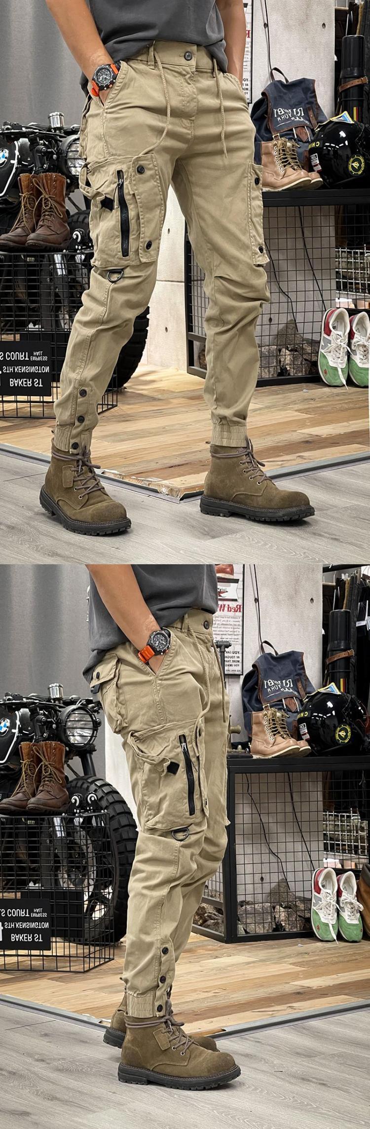 American Workwear Straight Functional City Outdoor Tactics Casual Pants