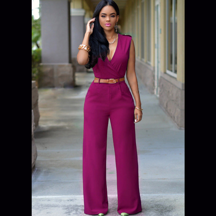 New Women Fashion Jumpsuits Siamese Pants