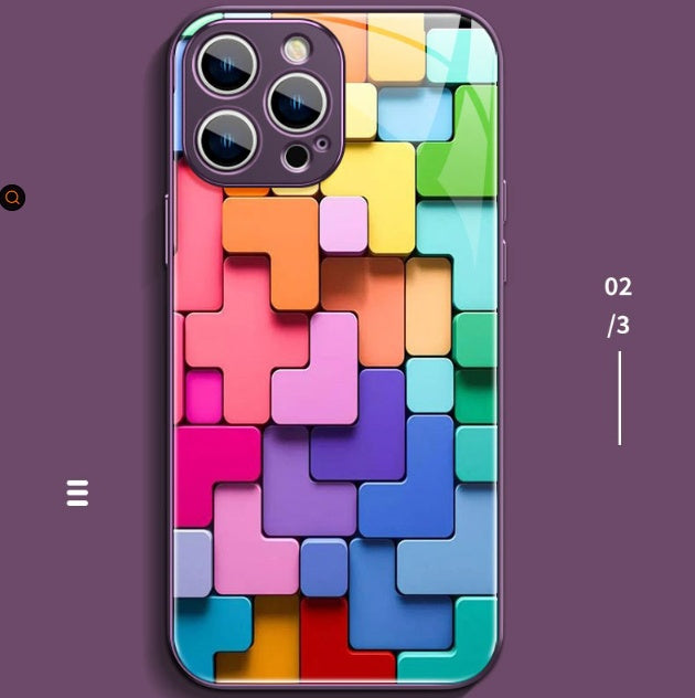 Color Building Blocks Are Mobile Phone Case