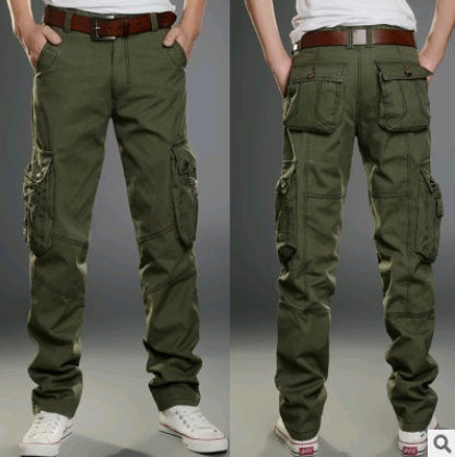 Men's multi-pocket overalls military pants casual trousers sports outdoor men's clothing