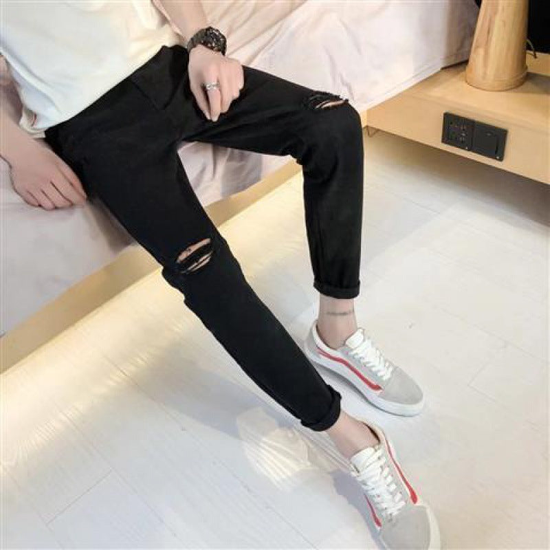 Stretch slim fit pants