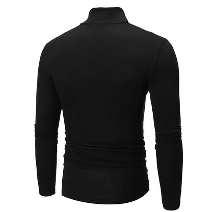 High-neck Thin Long-sleeved T-shirt Bottoming Shirt