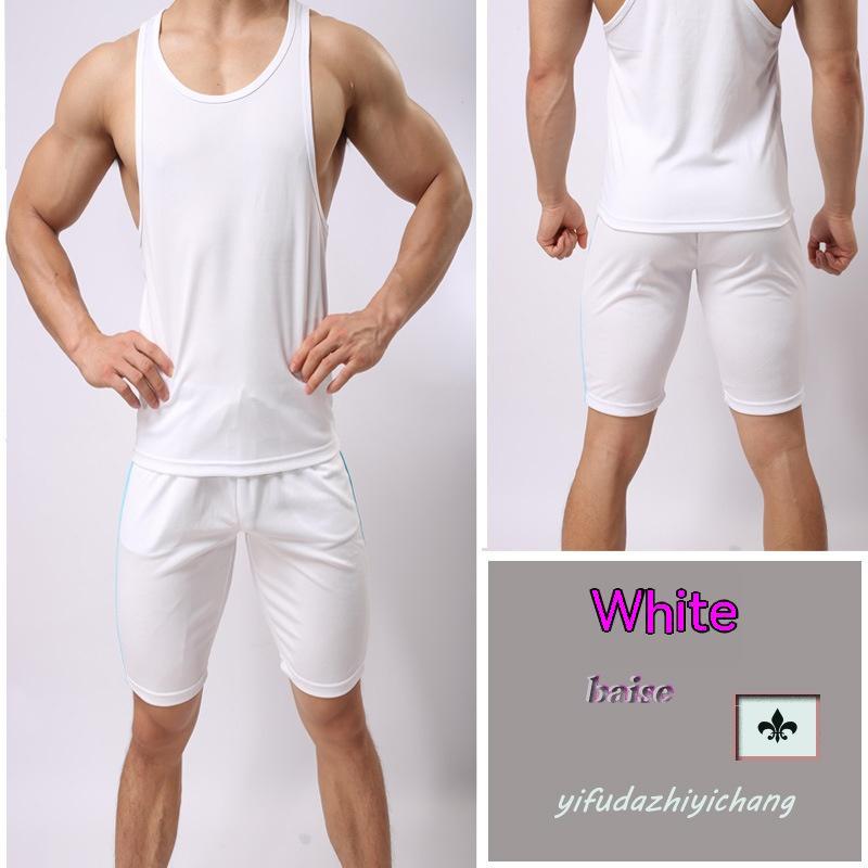 Men's Sports Color Matching Fashion Quick-drying Lace-up Pants