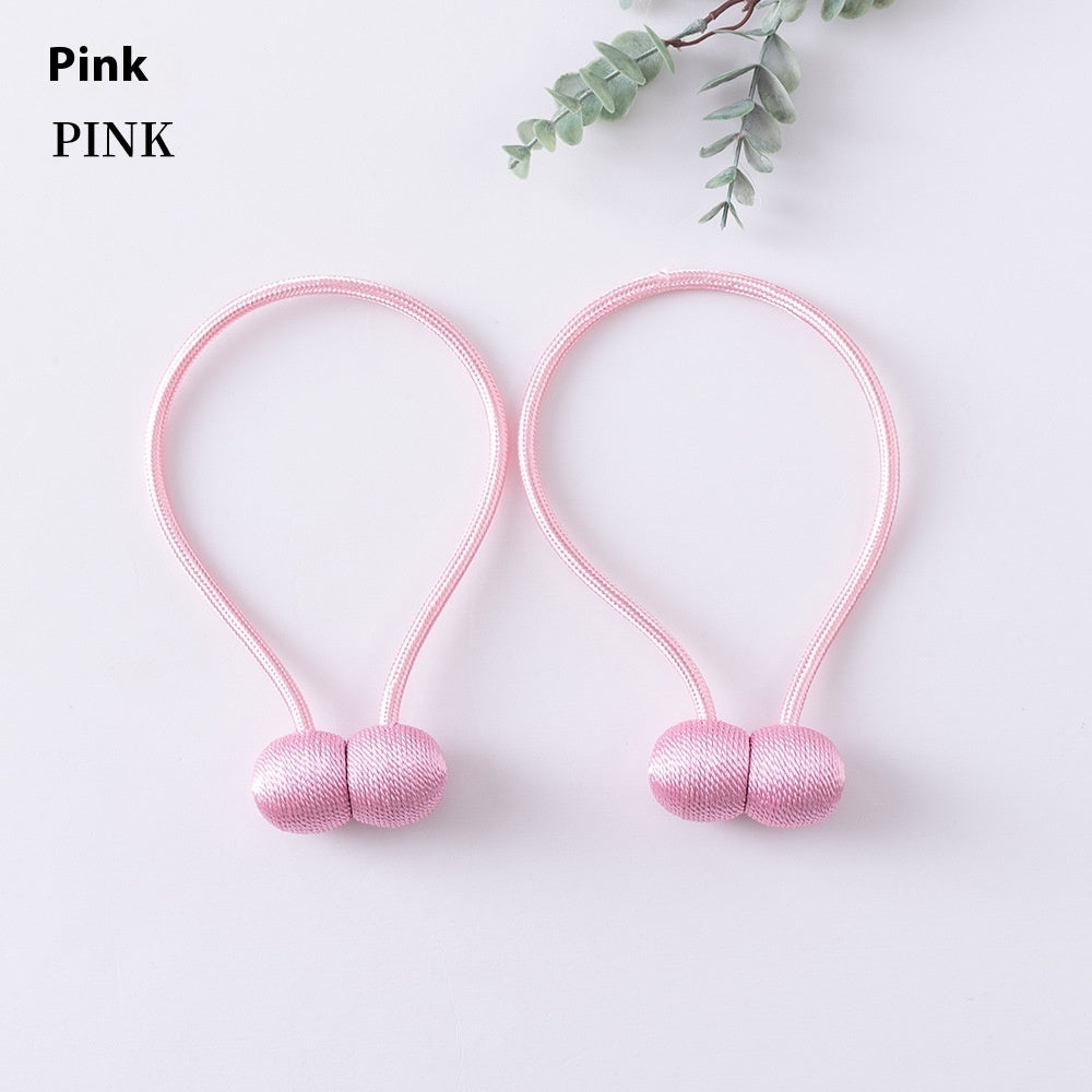 Ins Modern Simple Headset Oxford Curtain Bandage