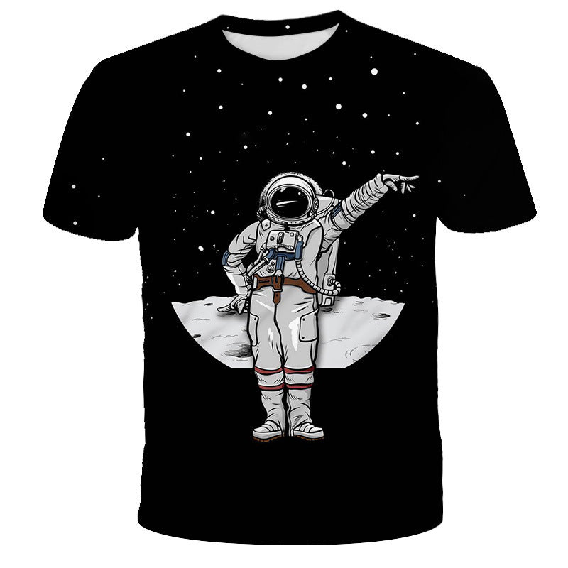 Digital Print Astronaut T-Shirt