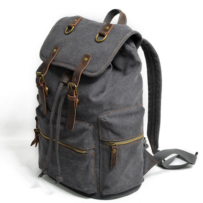 Casual Backpack Canvas Men's Bag