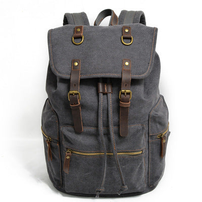 Casual Backpack Canvas Men's Bag