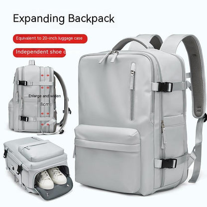 Expansion Backpack Women's Casual Dry Wet Separation Backpack