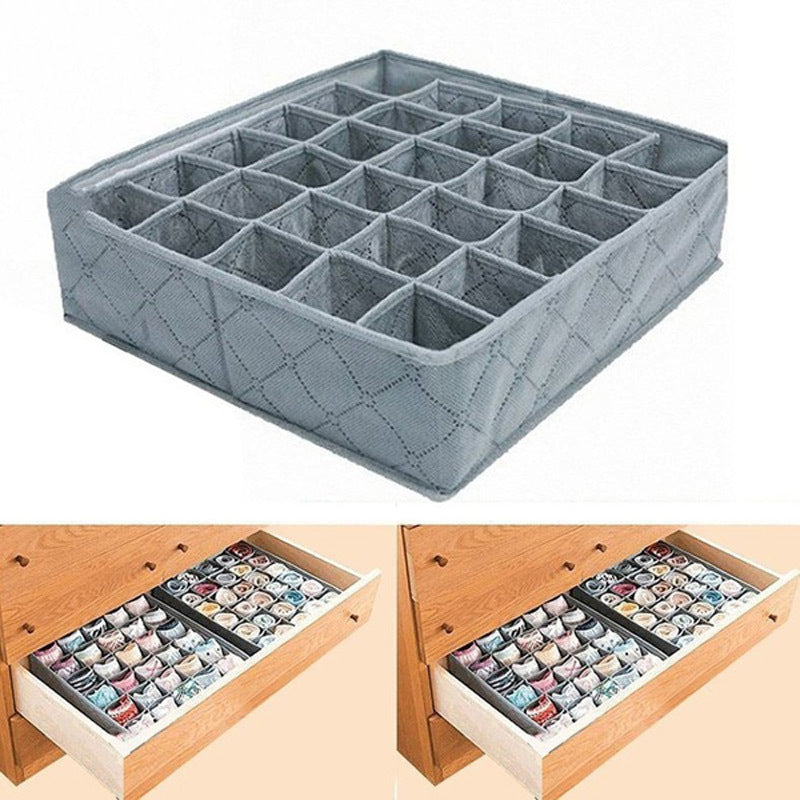 30 Grids Underwear Socks Storage Drawer