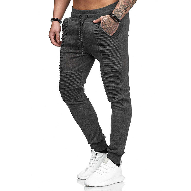 Casual Sports Pants Men's Pants Hip Hop Striped Fitness Pants