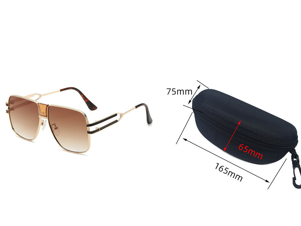 Men's And Women's Fashion Personality Square Sun Glasses