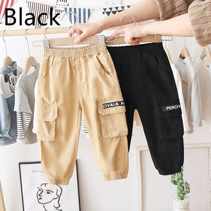 Spring And Autumn All-match Casual Pants Western Style Tooling Pants