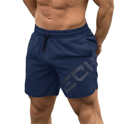 Elastic Thin Training Running  Men's Casual Quick-drying Knee Length Summer Sports Shorts