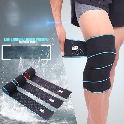 Lifting Knee Wraps Sports Running Basketball Football Wrap Bandage Kneepad