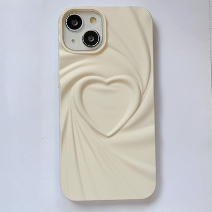 Creative Pleated Love Phone Case