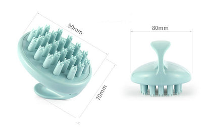 Silicone shampoo comb