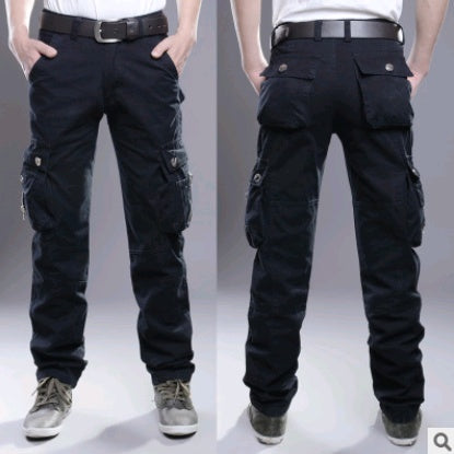 Men's multi-pocket overalls military pants casual trousers sports outdoor men's clothing