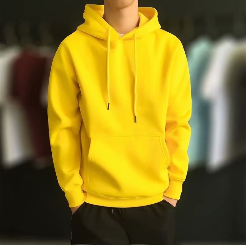 Fleece Sweater Men's Hooded Spring And Autumn New Korean Style Loose