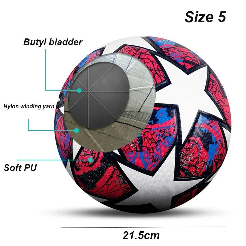 No 5 Football Children's Adult Competition Training PU Leather Football