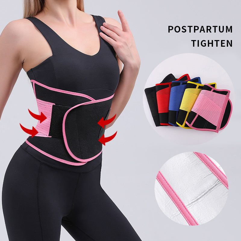 Waist Trainer For Women Back Support Band & Tummy Control Body Shaper Sweat Weight Loss Shapewear