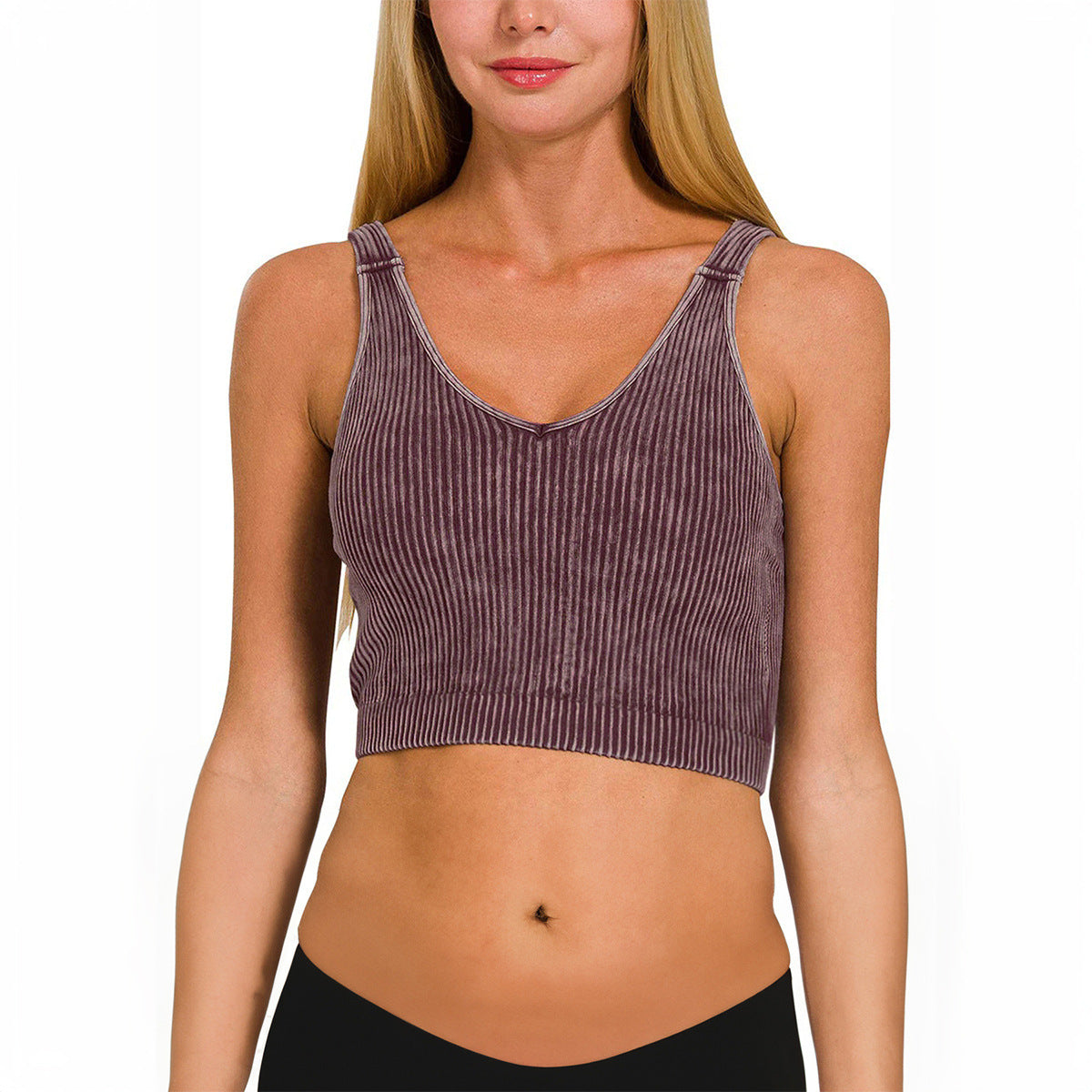 European And American Solid Color Sports Casual Camisole