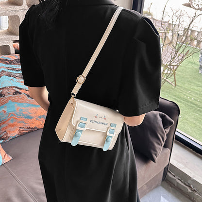 Jk bag uniform bag niche women's bag messenger bag pu bag single shoulder handbag crossbody color matching Cambridge bag lolita