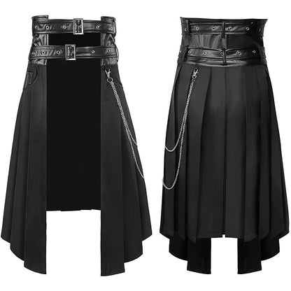 European And American Dark Rock Ashes Gothic Skirt