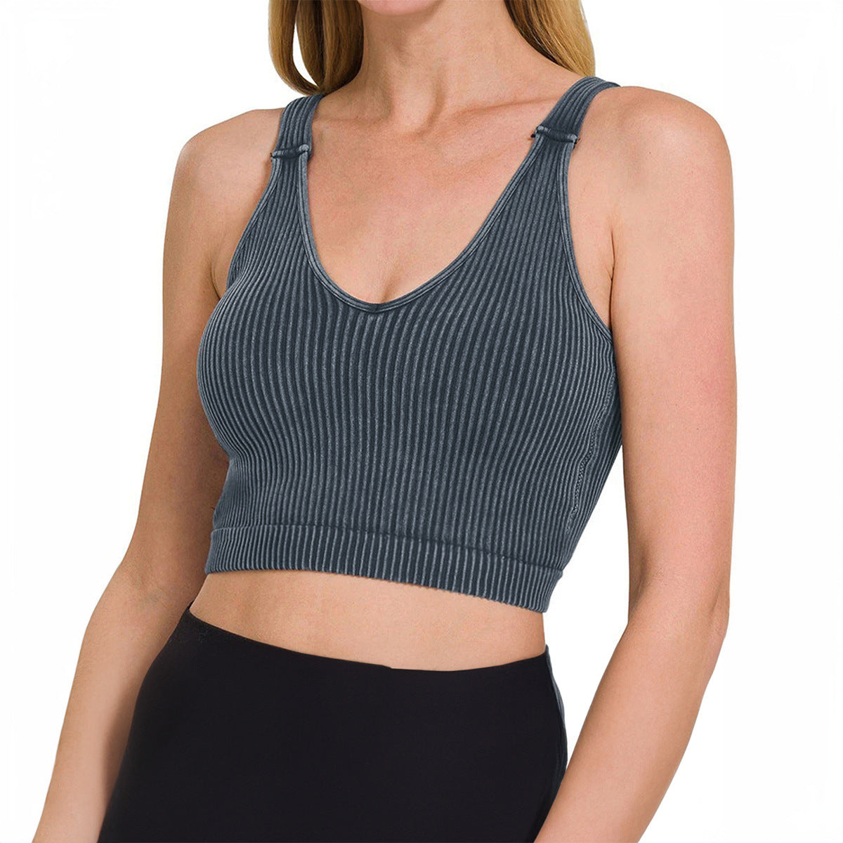 European And American Solid Color Sports Casual Camisole