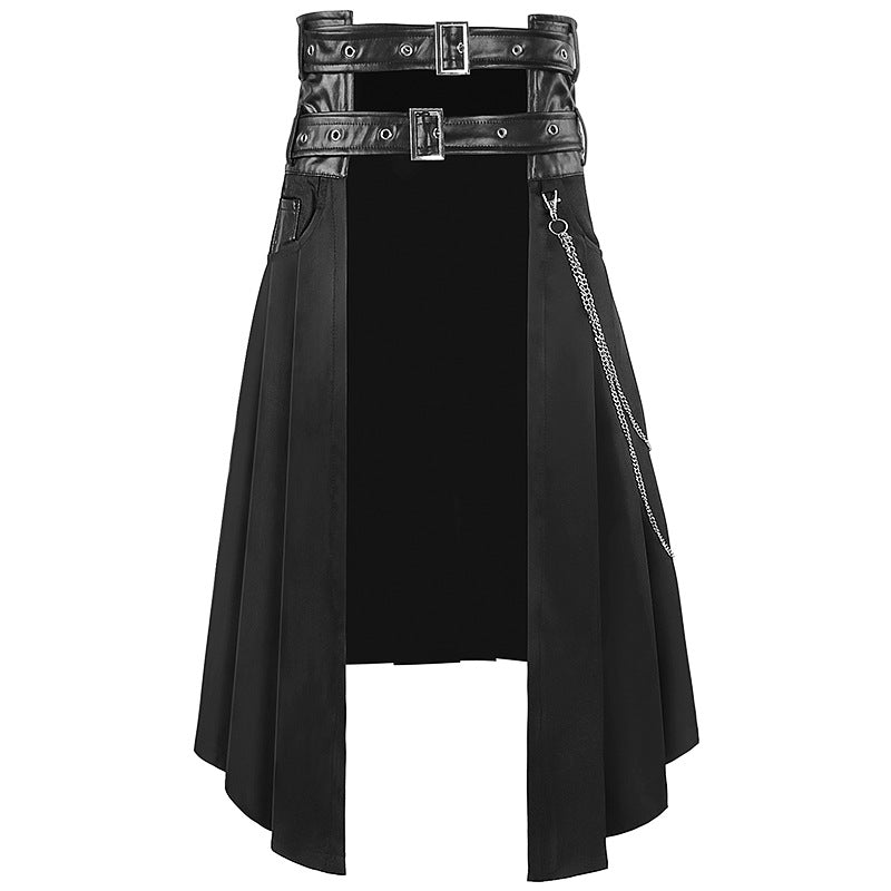 European And American Dark Rock Ashes Gothic Skirt