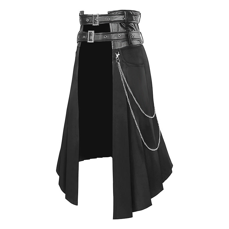 European And American Dark Rock Ashes Gothic Skirt