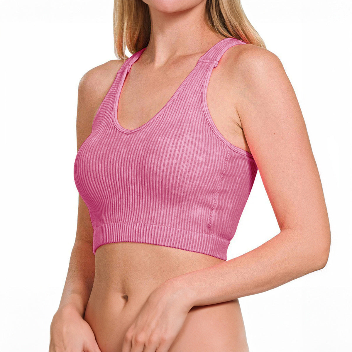 European And American Solid Color Sports Casual Camisole