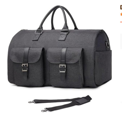 Ready Stock Convertible Hand-held Folding Travel Bags Men's and Women's Clothing Bags Outdoor Fitness Bags Multi-function Overnight Duffel Bags