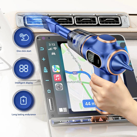5-in-1 Wireless Vacuum: Car & Home Cleaner