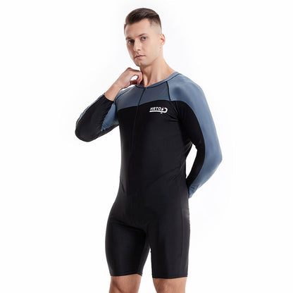 Men's Professional Diving One-piece Swimsuit